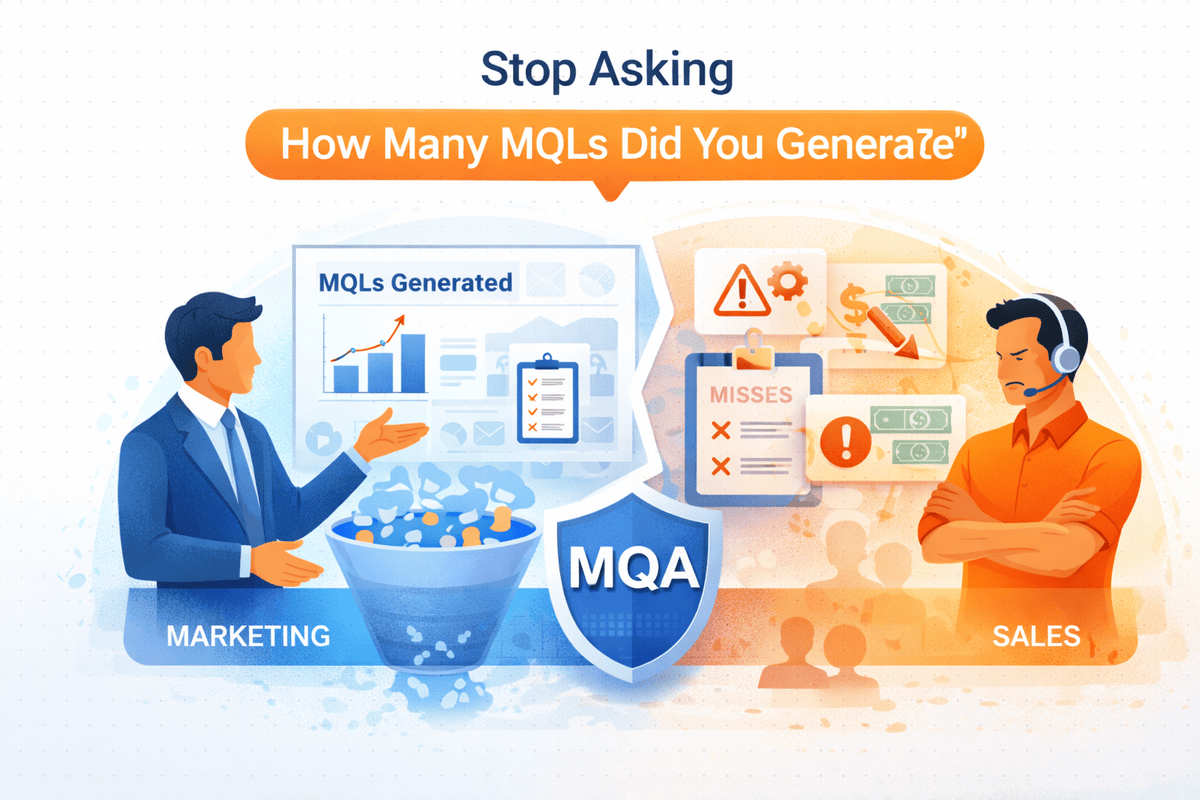 Stop Asking “How Many MQLs Did You Generate?”